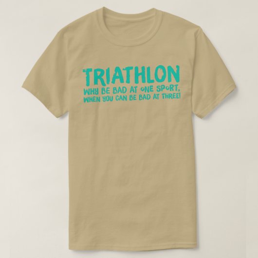 Ein tolles Triathlon-Geschenk für Ihren Freund ode T-Shirt (Design vorne)