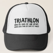 Ein tolles Triathlon-Geschenk für Ihren Freund ode Truckerkappe (Vorderseite)