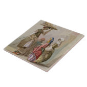 Ein Topfverkäufer, c.1855 Fliese (Seite)