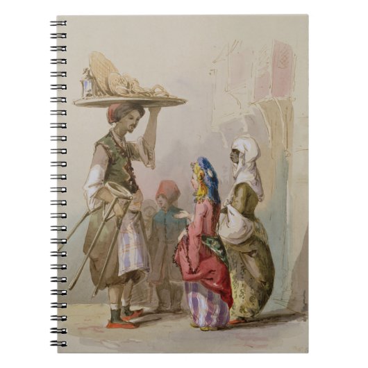 Ein Topfverkäufer, c.1855 Notizblock (Vorderseite)