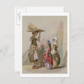 Ein Topfverkäufer, c.1855 Postkarte (Vorne/Hinten)