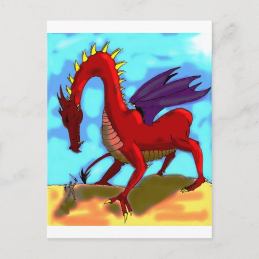 Ein törichter Ritter Postkarte (Vorderseite)