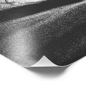 ein Tornado auf einer Straße in realistischem Stil Fotodruck (Ecke)