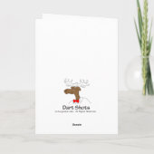 Ein Toto auf meine Zwei-Vater-Karte Dankeskarte (Rückseite)