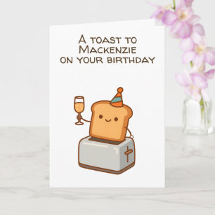 Ein Toto für Sie auf Ihrem Geburtstag Personalisie Karte