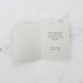 Ein Toto Holiday Cheer Fox Familie Weihnachtskarte Karte (Innenseite)