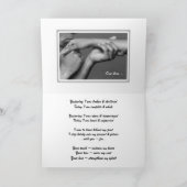 Ein Touch-Ein Kuss Karte (Innenseite)