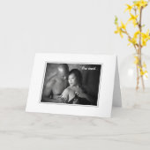 Ein Touch-Ein Kuss Karte (Gelbe Blume)