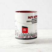 Ein Towboat genannt Aetna-Louisville Tasse (Zentrum)