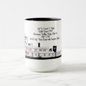Ein Towboat genannt Frank C. Rand Tasse (Zentrum)