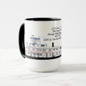 Ein Towboat genannt Frank C. Rand Tasse (Vorderseite Links)