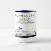 Ein Towboat genannt Janice E. Strait Tasse (Zentrum)