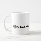 Ein Track Mind - Darts Coffee Cup Kaffeetasse (Links)