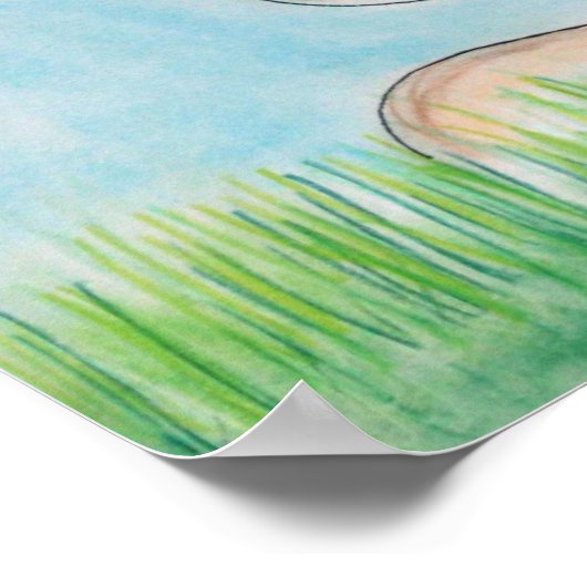 Ein Track Mind Poster (Ecke)