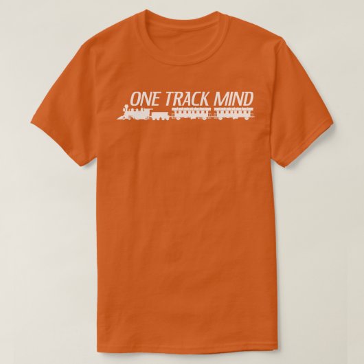 Ein Track Mind T-Shirt (Design vorne)