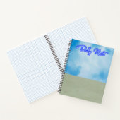 Ein tragbares Notebook, das problemlos aufzeichnen Notizblock (Innenseite)