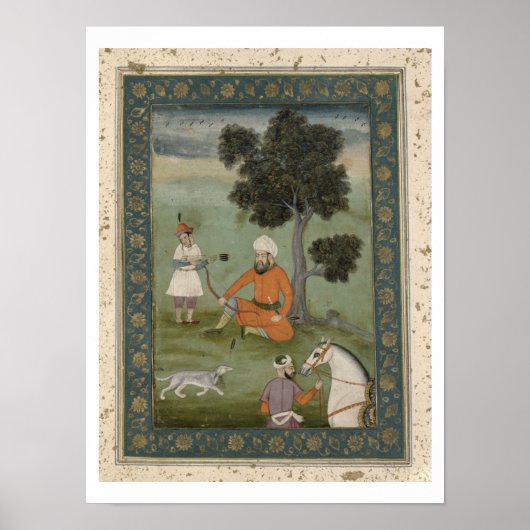 Ein Trans-Oxonischer Adliger, der unter einem Baum Poster (Vorne)