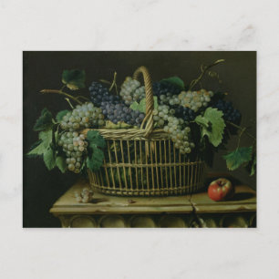 Ein Traubenkorb Postkarte