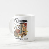 Ein Traum des Buches Lover Kaffeetasse (Vorderseite Links)
