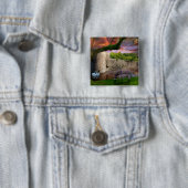 Ein Traum des Hochsommers Nacht Button (Beispiel)