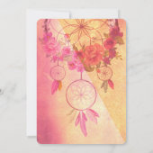 Ein Traum einer Hochzeits-Einladung Einladung (Rückseite)