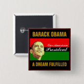 ein Traum erfüllt Button (Vorne & Hinten)