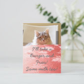 Ein Traum für Kätzchen! Postkarte (Stehend Vorderseite)