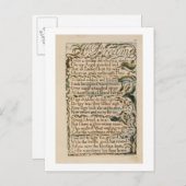 Ein Traum, Illustration aus "Lieder der Unschuld u Postkarte (Vorne/Hinten)