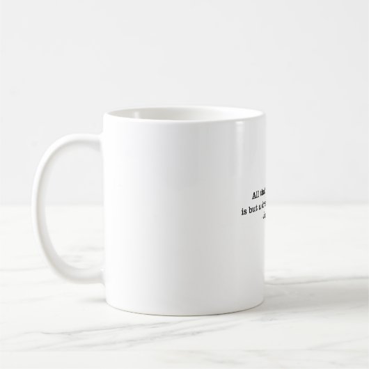 Ein Traum im Traum Edgar Allan Poe Tasse (Links)