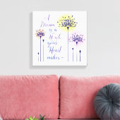 Ein Traum ist der Wunsch, dass Ihr Herz Leinwand m (Insitu (Wohnzimmer))