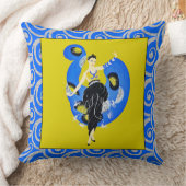 "Ein Traum" Kissen. Im Stil von ERTE Kissen (Decke)