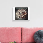 Ein Traum ohne Ziel ist nur ein Wunsch Leinwanddruck (Insitu (Wohnzimmer))