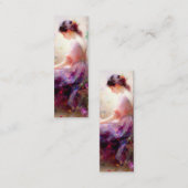 Ein Traum vom Lesezeichen der Blume Mini Visitenkarte (Vorne/Hinten)