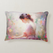 Ein Traum von Blume Dekokissen (Rückseite)