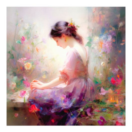 Ein Traum von Blume Fotodruck (Vorne)