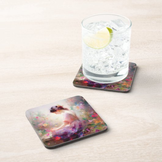 Ein Traum von Blume Getränkeuntersetzer (Rechte Seite)