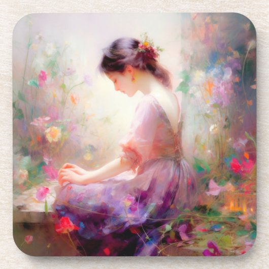 Ein Traum von Blume Getränkeuntersetzer (Vorderseite)