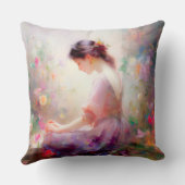 Ein Traum von Blume Kissen (Rückseite)