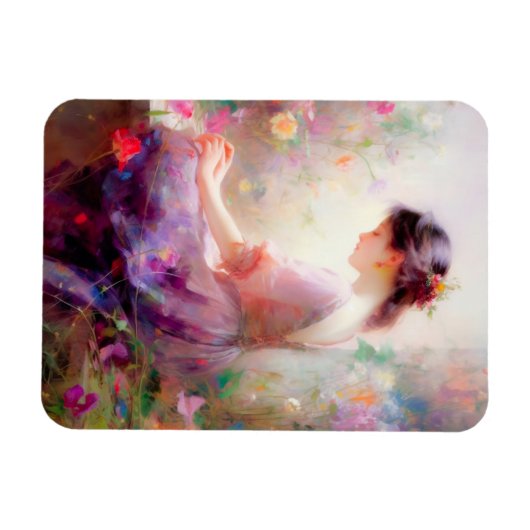 Ein Traum von Blume Magnet (Horizontal)