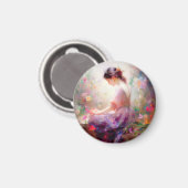 Ein Traum von Blume Magnet (Vorderseite/Rückseite)