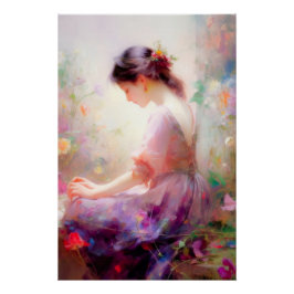 Ein Traum von Blume Poster