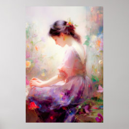 Ein Traum von Blume Poster