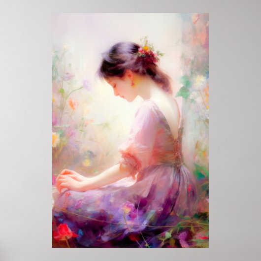 Ein Traum von Blume Poster (Vorne)