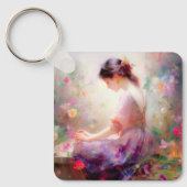 Ein Traum von Blume Schlüsselanhänger (Vorderseite)