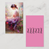 Ein Traum von Blume Visitenkarte (Vorne/Hinten)
