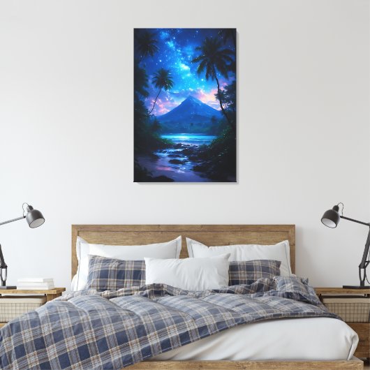 Ein Traum von Nusantara Leinwanddruck (Insitu (Schlafzimmer))