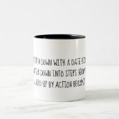 Ein TRAUM WIRD WIRKLICHKEIT Inspirational Tasse (Mittel)