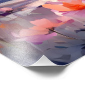 Ein Traumfeld in Rosa Fotodruck (Ecke)