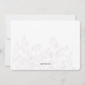 Ein Traumflatter mitten im Sommer Vielen Dank Dankeskarte (Rückseite)