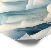 Ein traumhaftes Winterwunderland Poster (Ecke)